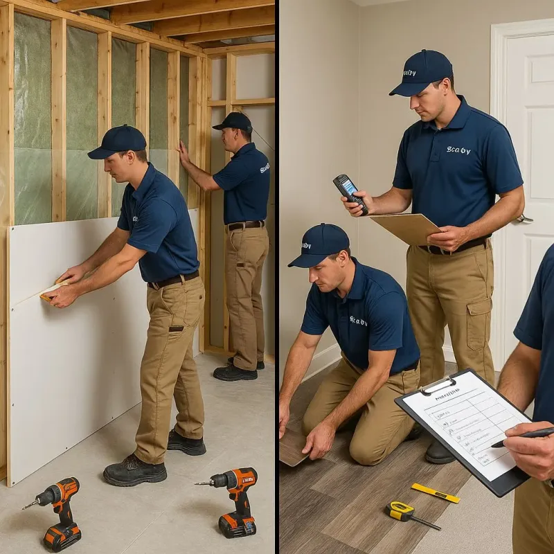 Repairs and Reconstruction process in Concord, VA